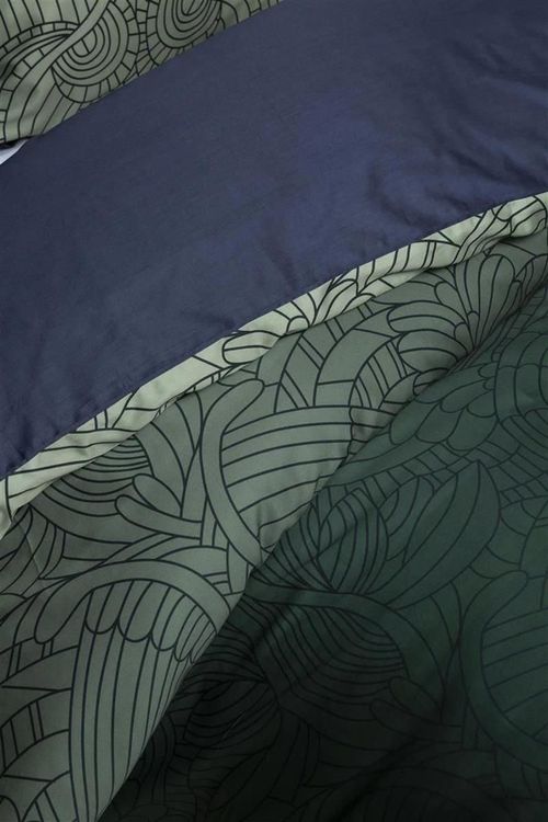 cumpără Lenjerie de pat Moooi 238813 Dodo Pavone 140x200/220 Green în Chișinău 