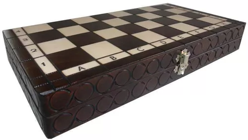 купить Настольная игра miscellaneous 5233 Sah din lemn 30 cm CH134AK Pearl, king 6,5 cm fag, mesteacan в Кишинёве 