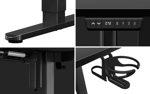 cumpără Masă de birou Huzaro Hero 9.1 black în Chișinău 