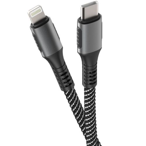 cumpără Cablu telefon mobil Partner 41631 USB 2.0, USB Type-C/Lightning 1.2m 3.3A în Chișinău 