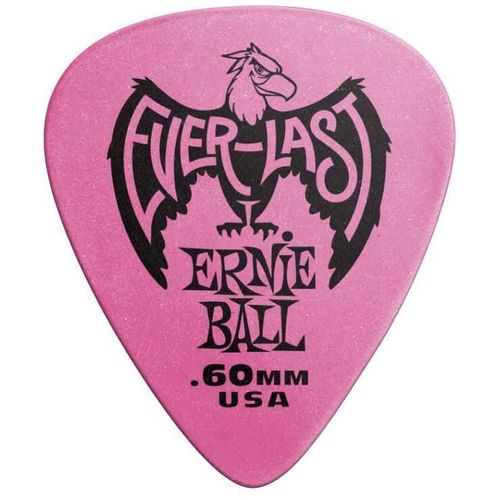 cumpără Accesoriu p/u instrumente muzicale Ernie Ball Everlast Pick Pink 0.60 mm 12 Pack - Pene pentru Chitară în Chișinău 