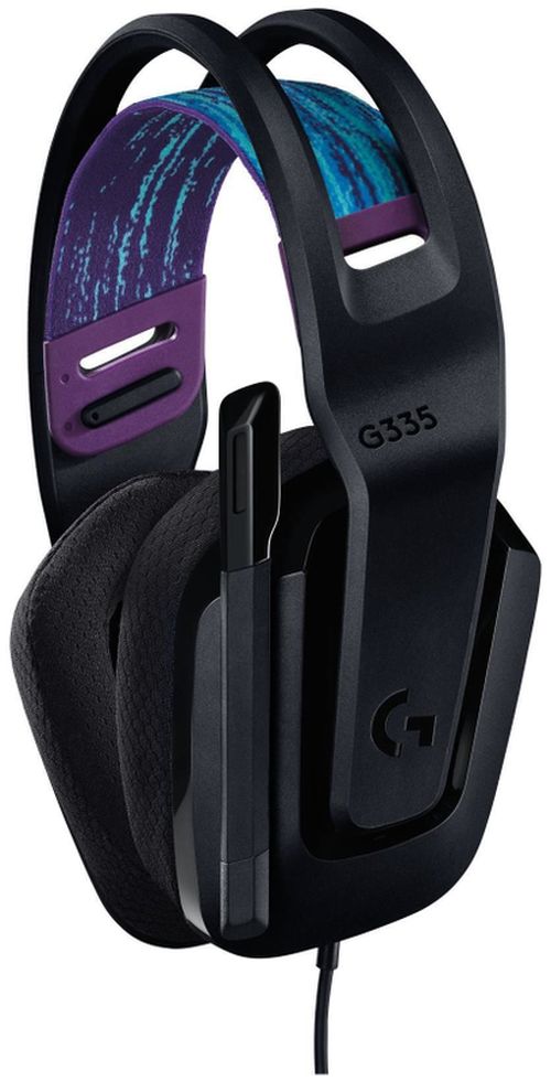 купить Наушники игровые Logitech G335 Wired Gaming Headset, Black в Кишинёве 