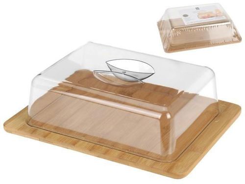 купить Доска разделочная Excellent Houseware 38873 для сыра 26x20cm, с крышкой в Кишинёве 