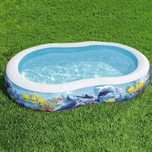 cumpără Piscină gonflabilă Bestway 54118BW Lumea subacvatică 262x157x46cm, 544L în Chișinău 
