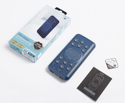 купить Аккумулятор внешний USB (Powerbank) Remax RPP-203 Blue, Wireless Fast Charging, 10000mAh в Кишинёве 