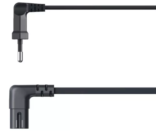 cumpără Cablu pentru AV Hama 223284 Power Cable Angled Bi Sides Euro Plug AC C7 3m în Chișinău 