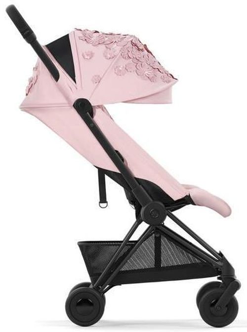 cumpără Сărucior pentru copii Cybex 522003131 Coya Matt Black FE Simply Flowers Pink în Chișinău 