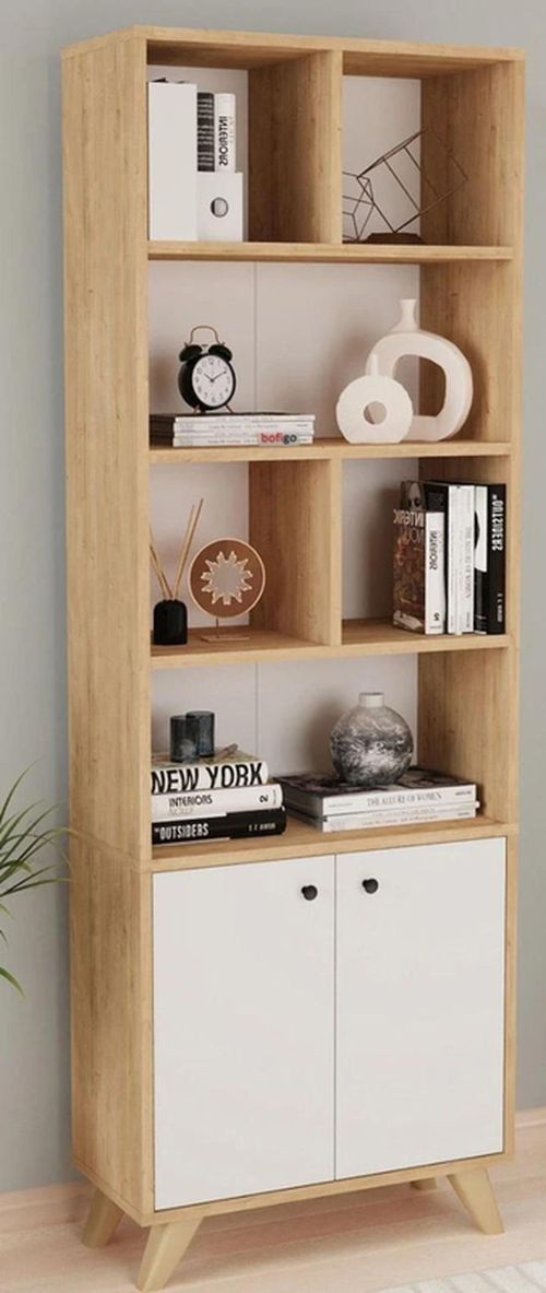 купить Офисный стеллаж Bofigo 15-28-41 Oak/White в Кишинёве 