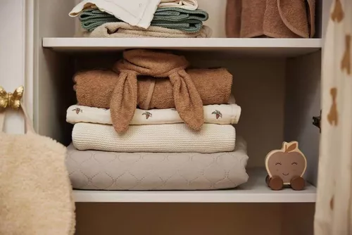 купить Комплект подушек и одеял Jollein 516-522-67031 Paturica Basic Knit Ivory, 100x150 cm в Кишинёве 