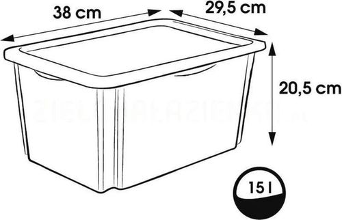 купить Короб для хранения Keeeper Paw Patrol Fresh Blue (12236632) 15L для игрушек в Кишинёве 