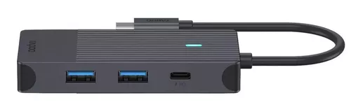 cumpără Adaptor de rețea USB Rapoo 217688 UCM-2001 USB-C Adapter 4-in-1 în Chișinău 