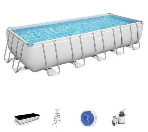 cumpără Piscină cu cadru Bestway 5612BBW Power Steel 640x274x132cm în Chișinău 