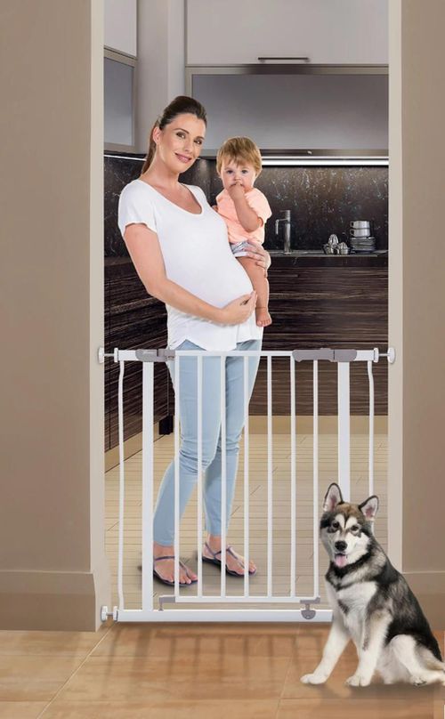 купить Детская безопасность Dreambaby G2095 Ворота безопасности AVA 750-820 см белый в Кишинёве 