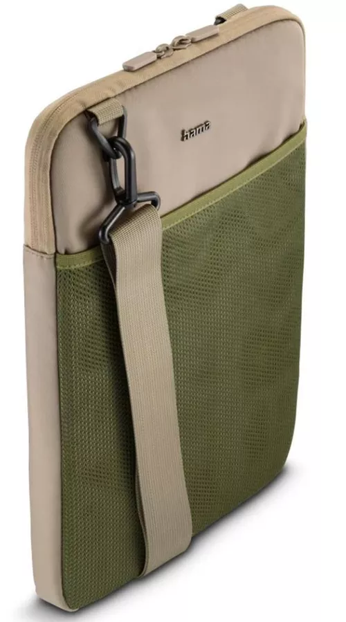 купить Сумка для ноутбука Hama 222070 "To Go" Laptop / Tablet Sleeve, for Hanging, up to 31 cm (12.1"), beige-green в Кишинёве 