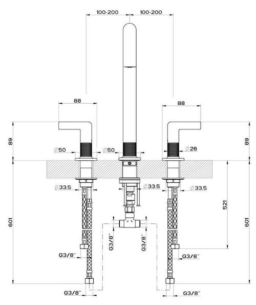 cumpără Bateria bucătărie Gessi 58701-030 Inciso Copper PVD în Chișinău 