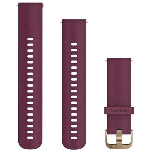 купить Ремешок Garmin Quick Release Bands (20 mm) Berry with Light Gold Hardware в Кишинёве 