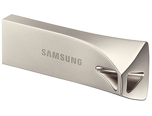 купить 256GB USB Flash Drive Samsung BAR Plus MUF-256BE3/APC , Read 300MB/s, Champagne Silver Metal Body, USB 3.1, waterproof, shock-proof, temperature-proof, magnet-proof, and X-ray-proof, (memorie portabila Flash USB/внешний накопитель флеш память USB) в Кишинёве 