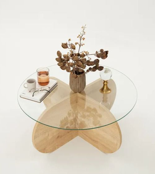 купить Журнальный столик Trendy Bubble, сапфировый дуб в Кишинёве 