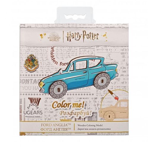 cumpără Puzzle Ugears 60893 3D Puzzle de colorat Ford Anglia în Chișinău 