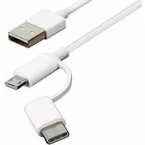 купить Кабель для моб. устройства Xiaomi Mi 2-in-1 USB Cable (Micro USB to Type C) 100cm в Кишинёве 