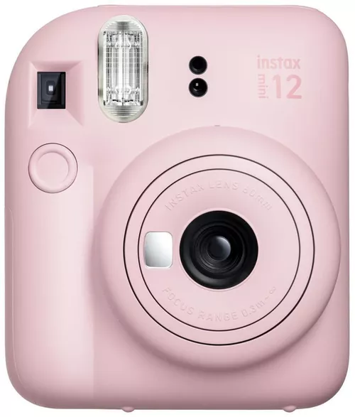 купить Фотоаппарат моментальной печати FujiFilm Instax mini 12 Blossom Pink cu husa, album foto si film 1x10 в Кишинёве 