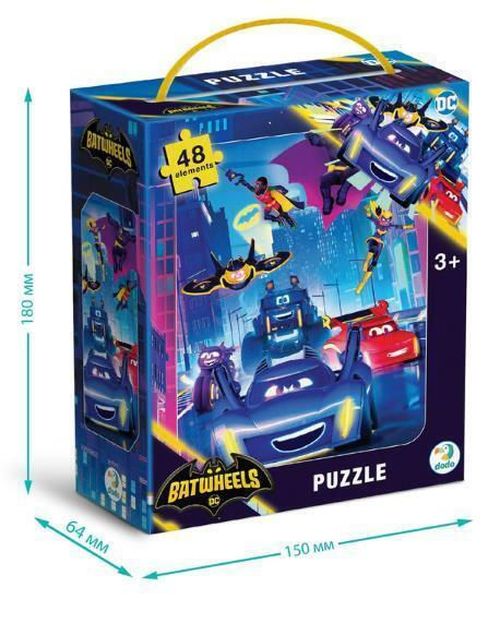 купить Головоломка Dodo 200550 Puzzle Întâlniți-i pe Batwheels, 48el в Кишинёве 