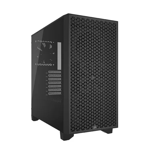 купить Корпус Corsair 3000D AIRFLOW Tempered Glass Mid-Tower ATX Case Black no PSU, 2xUSB 3.2 Gen1 Type-A,  Audio-out, 2x120mm  SP120 ELITE fans, CC-9011251-WW в Кишинёве 