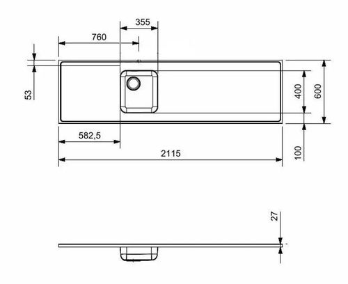 купить Мойка кухонная Reginox R37195 2115x600mm в Кишинёве 