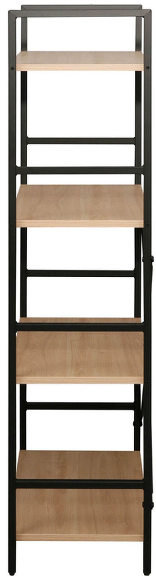 купить Офисный стеллаж Deco Columbus 4 nivele (63x30x124H) Oak/Black в Кишинёве 