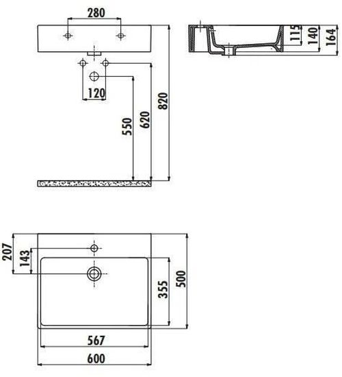 купить Раковина Creavit Next NX260 в Кишинёве 