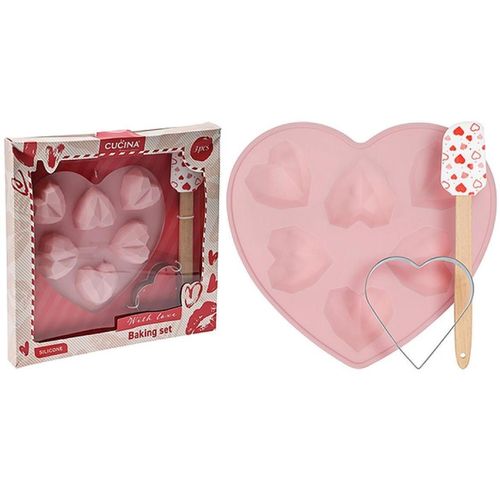 cumpără Formă de copt Cucina 32308 Set Sf.Valentin, 3buc în Chișinău 