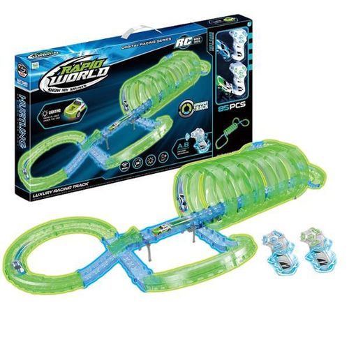 cumpără Mașină Essa 6688-614 Pista auto cu telecomandă, cu lumini, (85 de piese) în Chișinău 