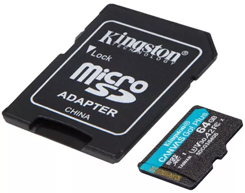 купить Флеш карта памяти SD Kingston SDCG3/64GB, microSD Class10 A2 UHS-I U3 (V30) в Кишинёве 