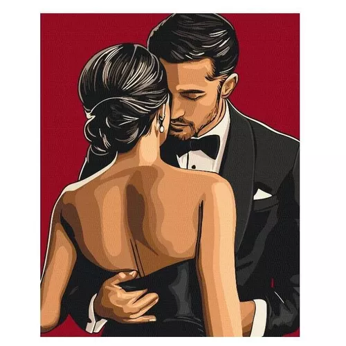 купить Картина по номерам BrushMe BS54338 40x50cm Eco, Dansul ispitei в Кишинёве 