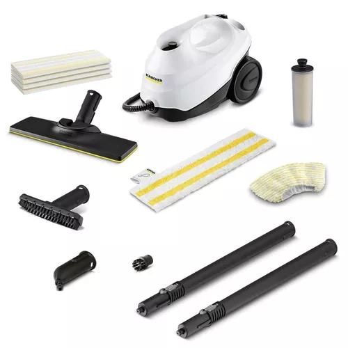 cumpără Aparat de curățat cu aburi Karcher SC 3 EasyFix White (1.513-650.0)+Lavete de unică folosință (5 buc) în Chișinău 