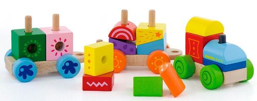 купить Игрушка Viga 50534 Stacking Train в Кишинёве 