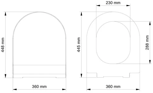 купить Сиденье для унитаза Visam ACELYA (alb) (512-001) в Кишинёве 