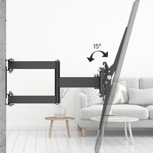 купить Крепление настенное для TV Hama 220898 TV Wall Bracket, Swivel, Tilt, Pull-out, 216 cm (85”), up to 50 kg в Кишинёве 