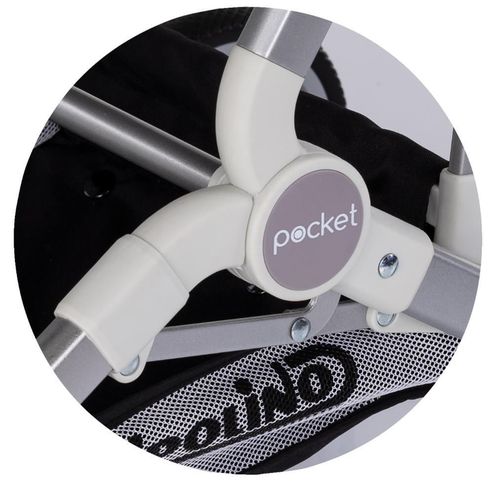 купить Детская коляска Chipolino LKPC02501NO POCKET noir до 22kg в Кишинёве 