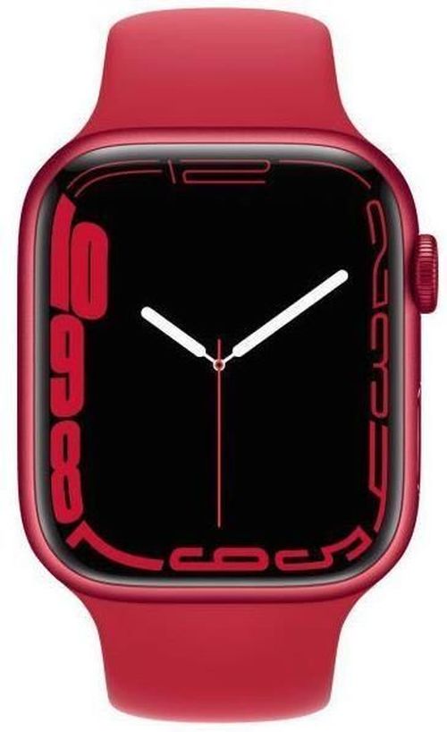cumpără Ceas inteligent Apple Watch Series 7 GPS 41mm (PRODUCT) RED Aluminium Case with PRODUCTRED Sport Band MKN23 în Chișinău 