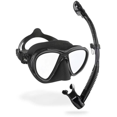 купить Аксессуар для плавания Cressi-Sub Set inot QUANTUM + ITACA ULTRA DRY COMBO black/black (DM405050) в Кишинёве 