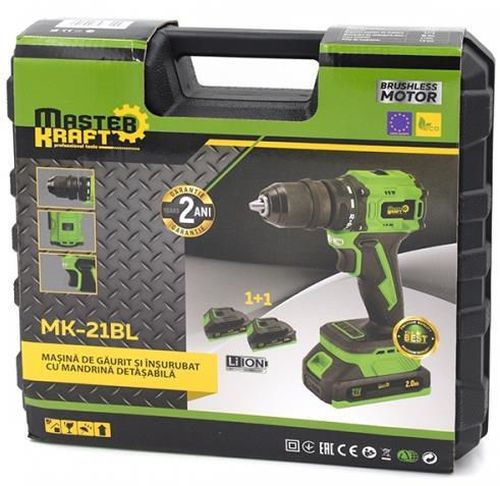 cumpără Șurubelnița Master Kraft MK-21BL (motor fara perii) în Chișinău 