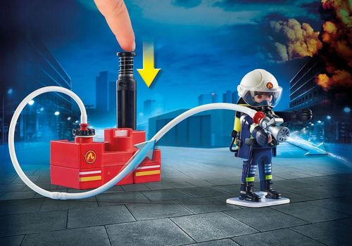 купить Игрушка Playmobil PM9468 Firefighters with Water Pump в Кишинёве 
