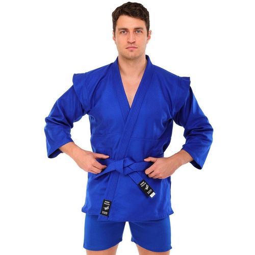 купить Одежда для спорта SUHS 13505 Kimono pt sambo din coton m.140cm, 500g/m2 CO-4676 blue в Кишинёве 