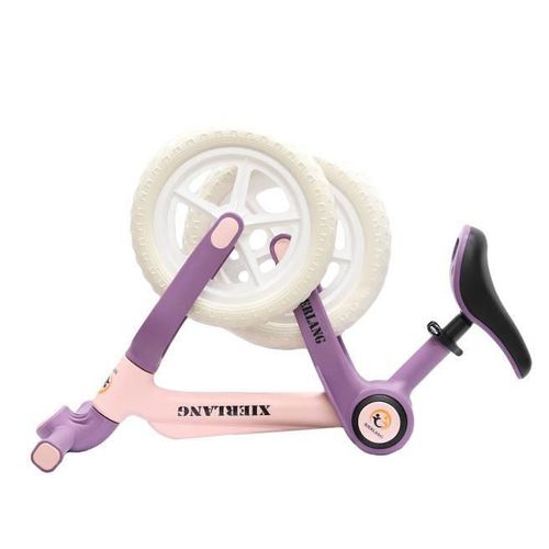 купить Велосипед New World MZ-002 Bicicleta de echilibru 12'' MZ-002, roza/mov, 230095 в Кишинёве 