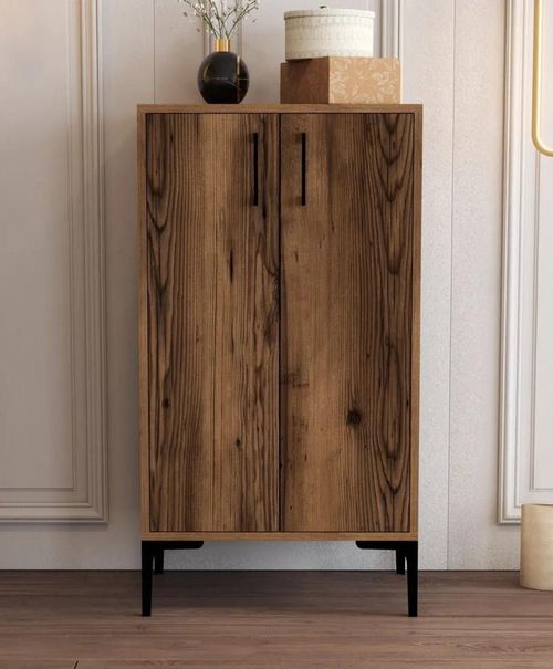 cumpără Raft pentru încălțăminte Trendy Prag, Nuc 60x111x35cm în Chișinău 