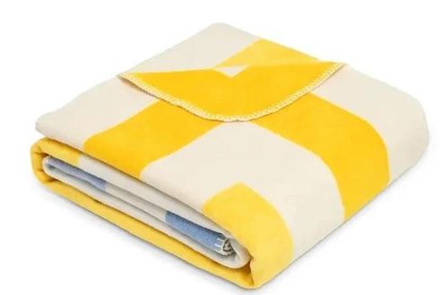 купить Плед s.Oliver 2655/690 Jacquar Decke 150х200 Blue/Yellow в Кишинёве 