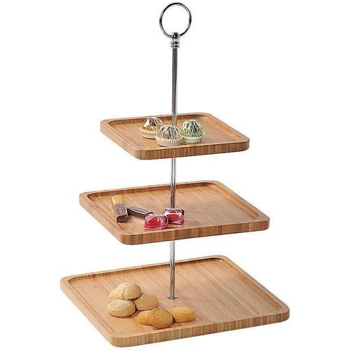 cumpără Accesoriu pentru bucătărie Kesper 52165 Frutiera 3 rafturi din lemn în Chișinău 