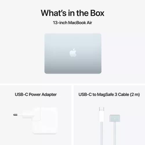 cumpără Laptop Apple MacBook Air 13" M4 10c/8g 16/256GB Sky Blue MC6T4 în Chișinău 