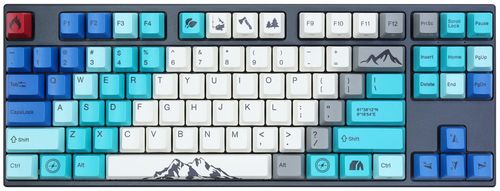 cumpără Tastatură gaming Varmilo VEA87 Summit R1 87Key, Cherry Mx Red, EN/UKR, White Led, Blue în Chișinău 